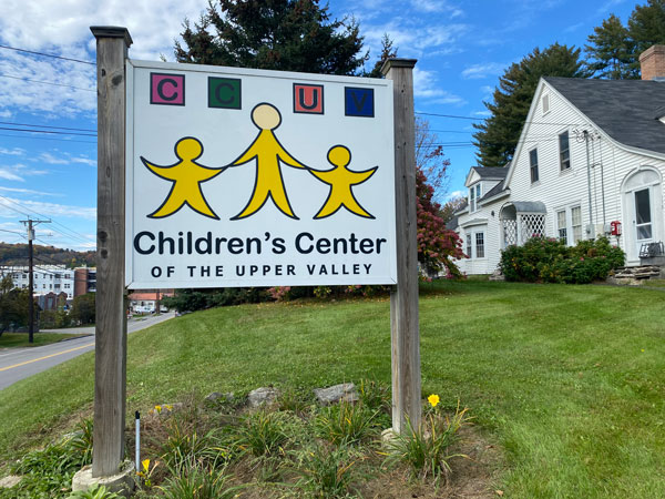Sign outside front of Children's Center